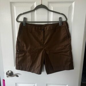 Brown cargo shorts